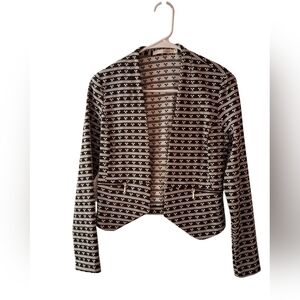 Black and White Blazer